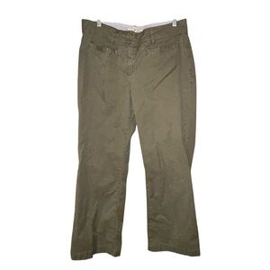 Tommy Hilfiger Y2K Women’s Olive Green Chino‎ Pants Size 12 Stretch